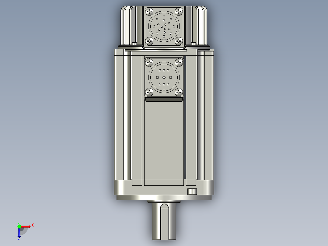 汇川伺服电机MS1H2-15C30CB-T331Z俯视图