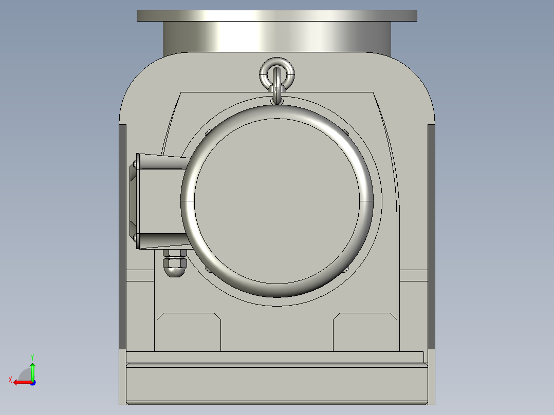 螺旋输送机总图-GL325后视图
