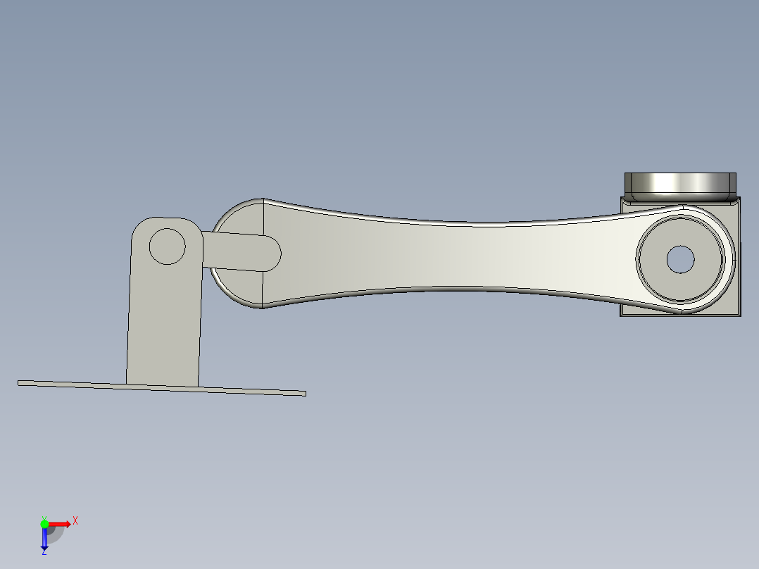 奇朗-WMA-300显示器支架俯视图