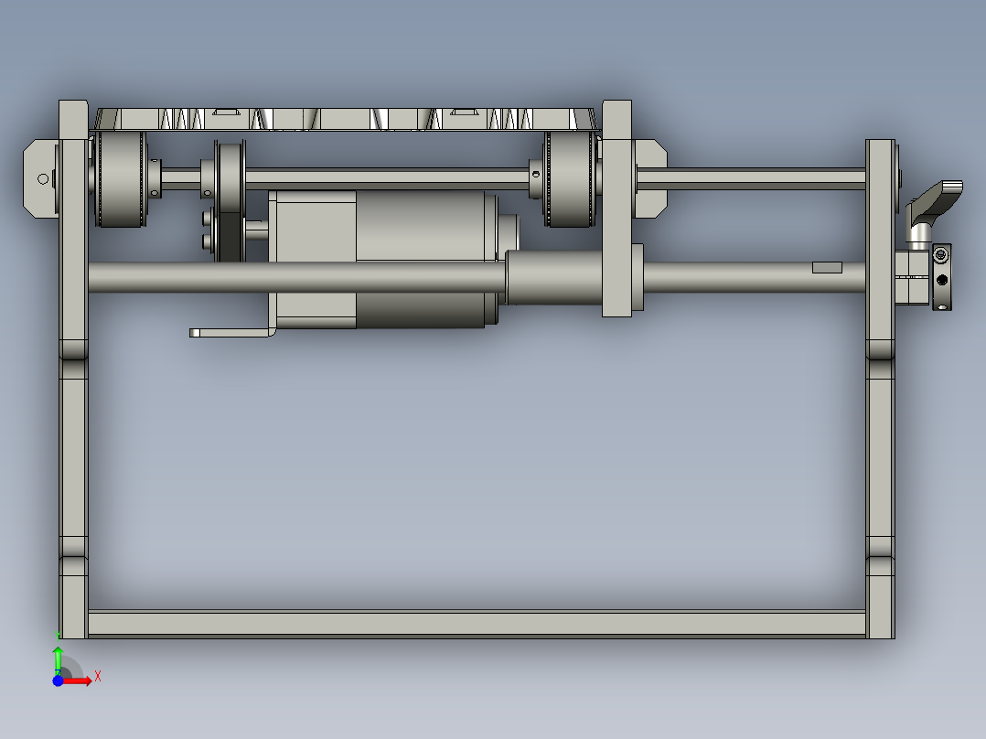 水平皮带线NG前视图