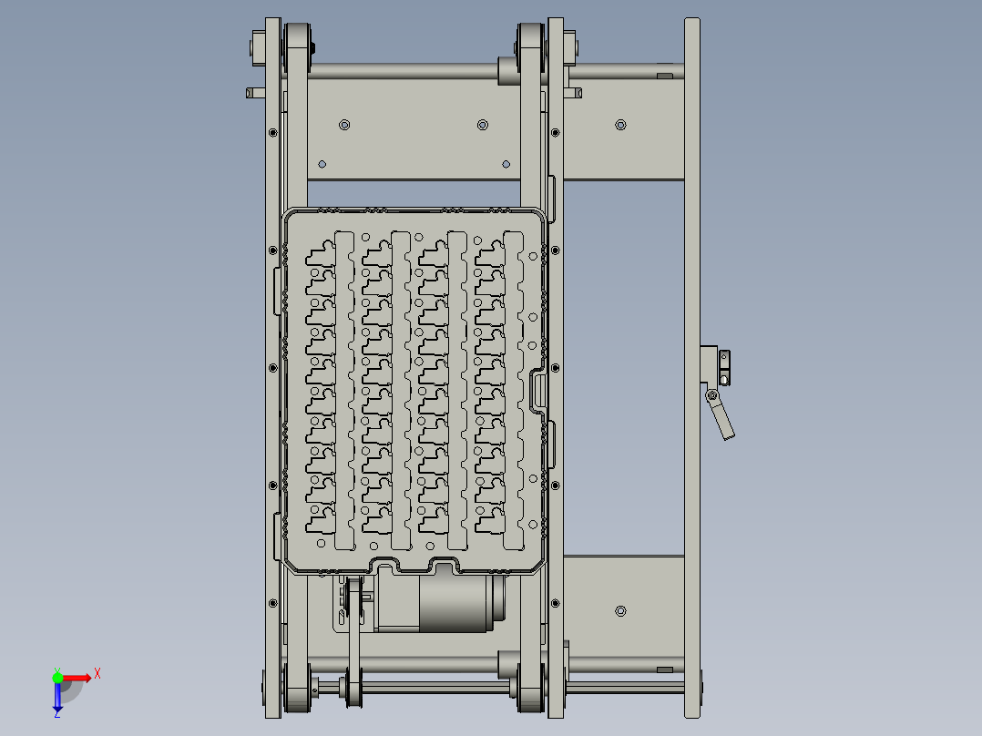 水平皮带线NG俯视图