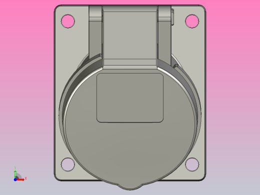 16A240V3极舱壁插座前视缩略图