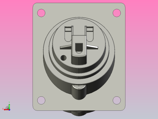 16A240V3极舱壁插座后视缩略图