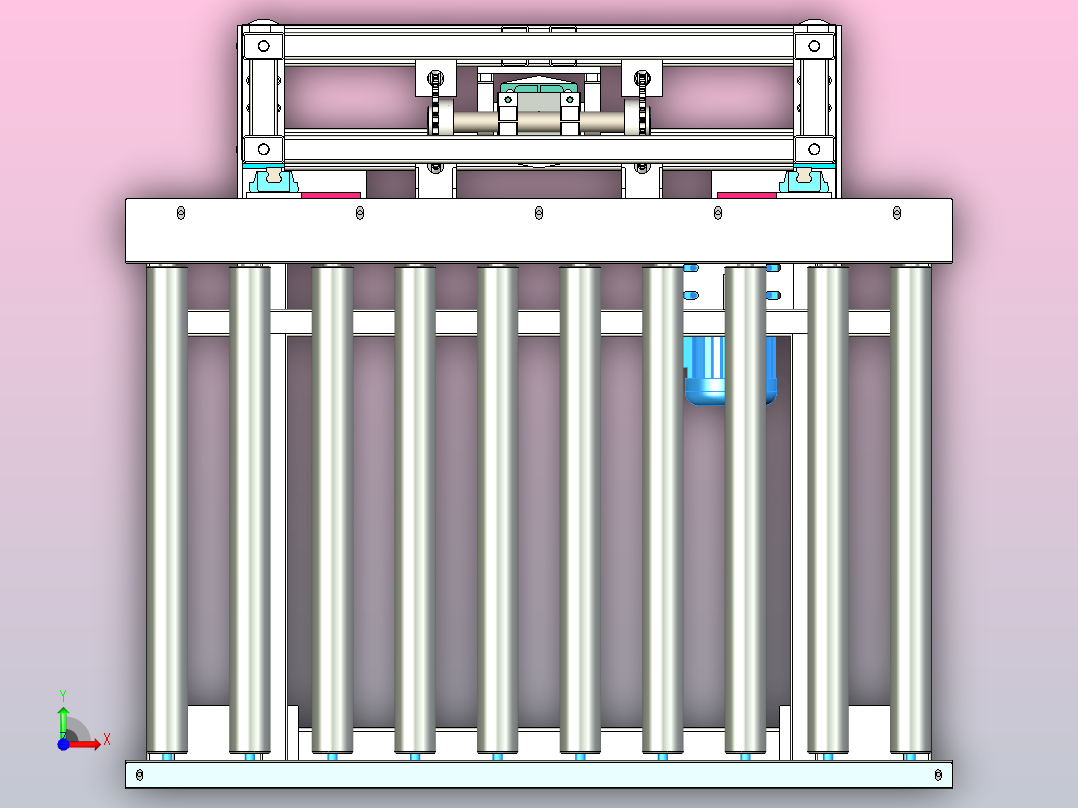 气动提升机前视图