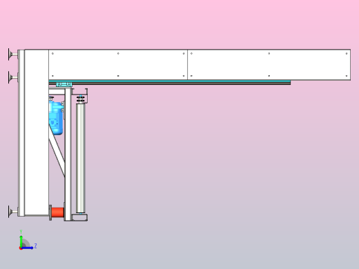 气动提升机左视缩略图