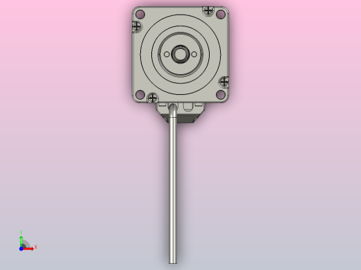 CME抱闸型60机座3D图前视缩略图