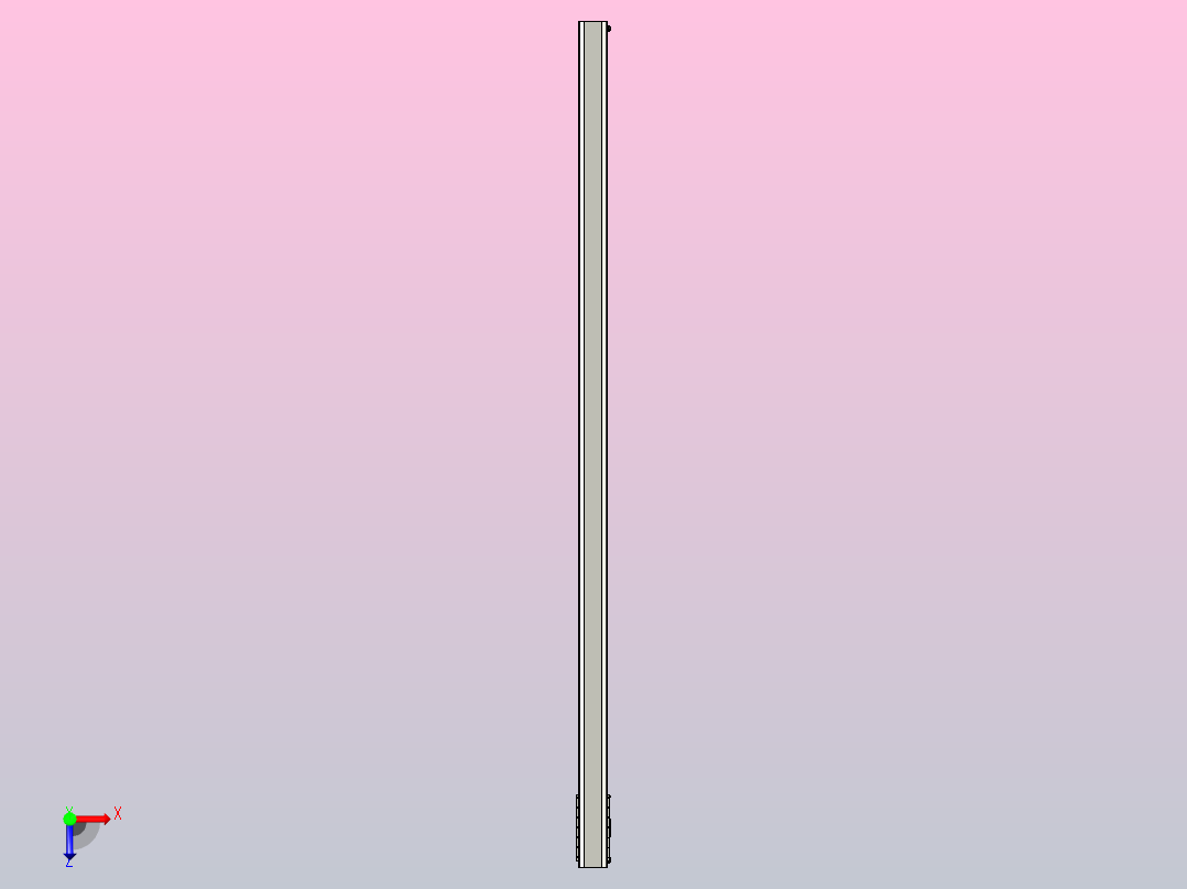 直驱直线电机轴TPA-LNP-140D-P13-L3840-C-1-3-C-10-N3(磁栅尺)俯视图