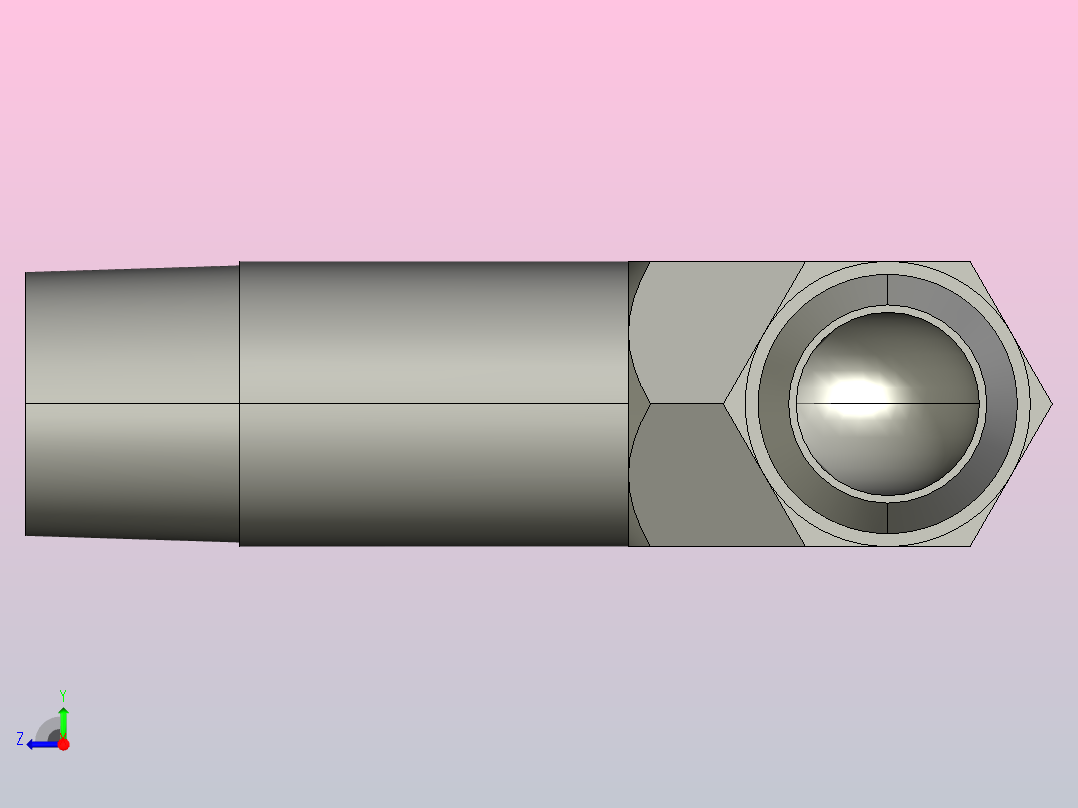 16 ccctx s硬管接头右视图