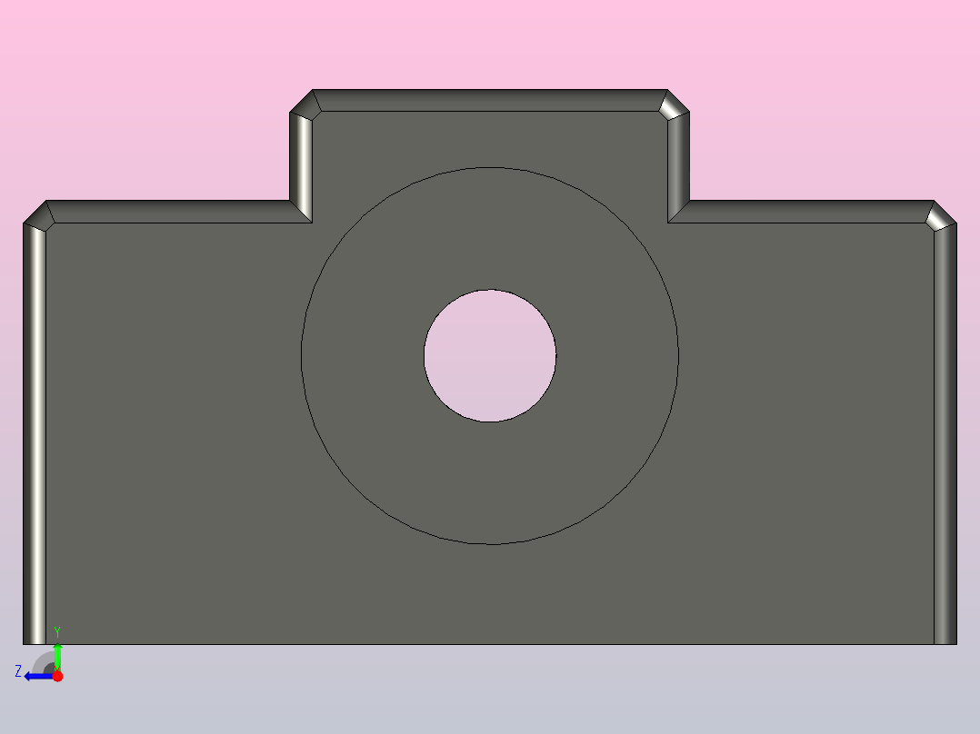 精密滚珠丝杆座EF系列-6mm.0001.ipt右视图