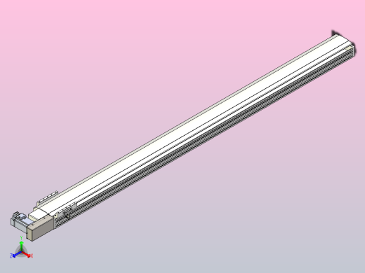 皮带直线轴半封闭可选导轨TPA-HNB-140D-120-L1800-MR-Y-P40-N3
