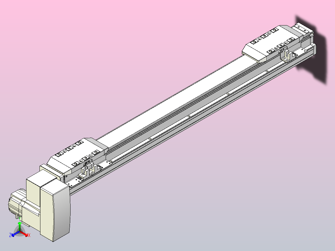 皮带直线轴双滑块型TPA-GCBS-50-P42-L175-RP-M10-N3主视图