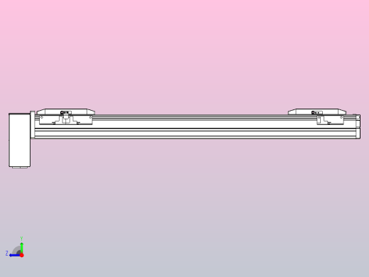 皮带直线轴双滑块型TPA-GCBS-50-P42-L175-RP-M10-N3右视缩略图