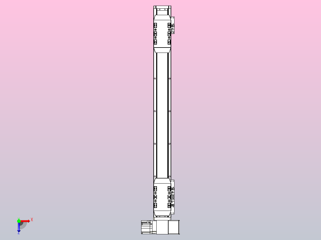 皮带直线轴双滑块型TPA-GCBS-50-P42-L175-RP-M10-N3俯视图