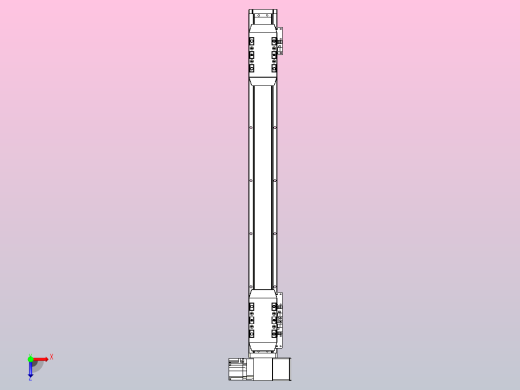 皮带直线轴双滑块型TPA-GCBS-50-P42-L175-RP-M10-N3俯视缩略图