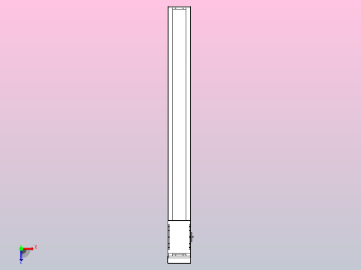 滚珠丝杠直线轴带导轨全封闭TPA-HCR-120D-1610C-L1100-MP-C-P20-N3俯视缩略图