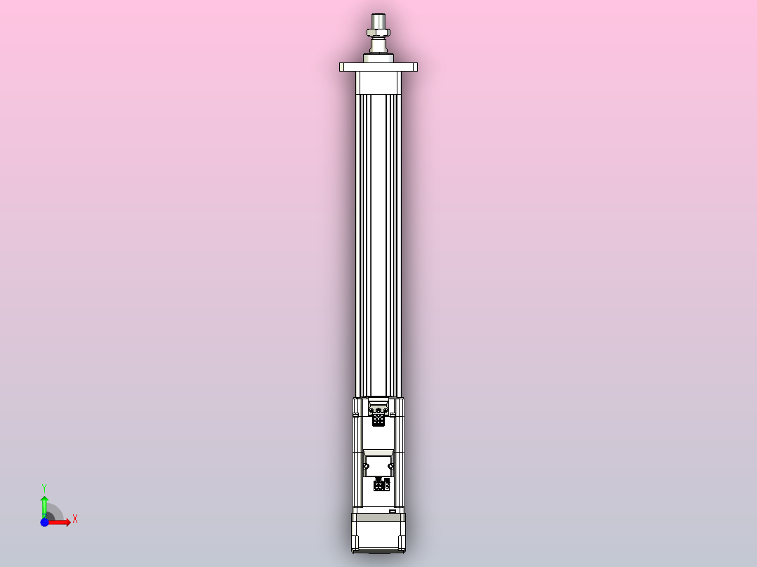 轻载电动缸TPA-ESR40-1210C-L350-MR-FA-W-P40-C3前视图