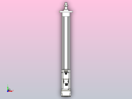 轻载电动缸TPA-ESR40-1210C-L350-MR-FA-W-P40-C3前视缩略图