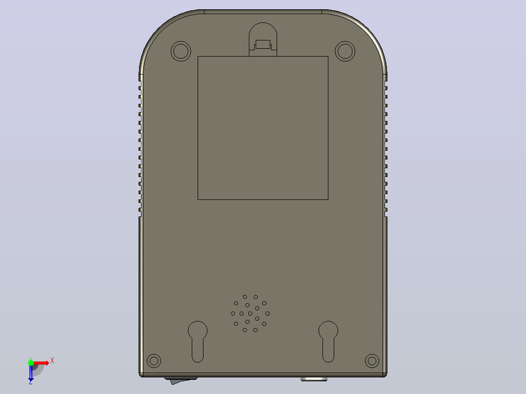 医用数字红外温度计k3专业带USB-Type-C俯视图