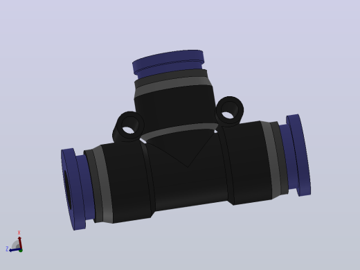 IPE 塑料正三通_IPE3／8