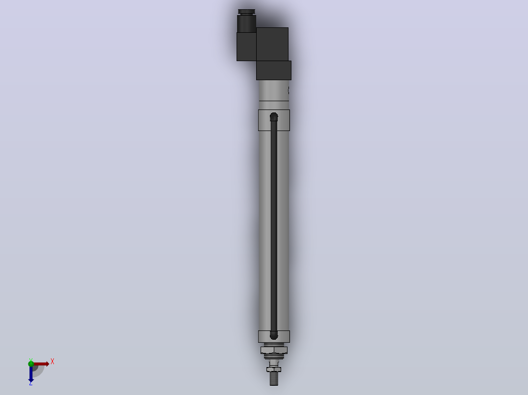 10Y-1V系列小型气缸(带阀型)[10Y-1VSD32N200A8-SD]俯视图