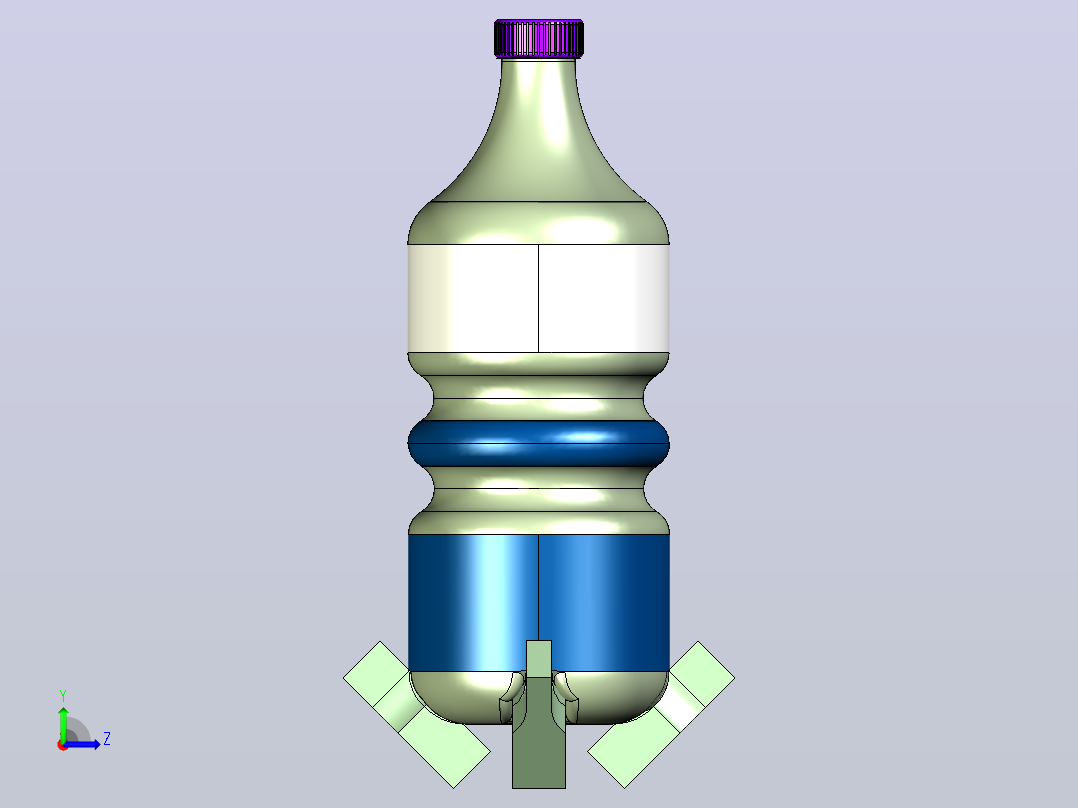200ml水瓶左视图