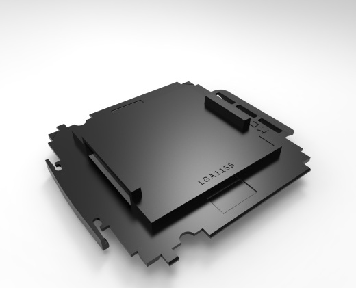 带屏蔽cpu的LGA1155英特尔CPU插槽详细引脚底座缩略图