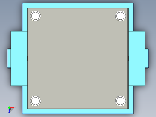 RV 系列气动插板阀[RV 气缸式气动调节阀]俯视缩略图