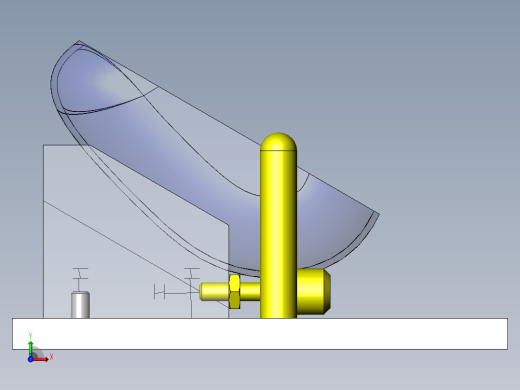 工件姿势可调夹具前视缩略图