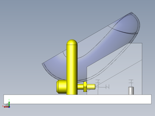 工件姿势可调夹具后视缩略图