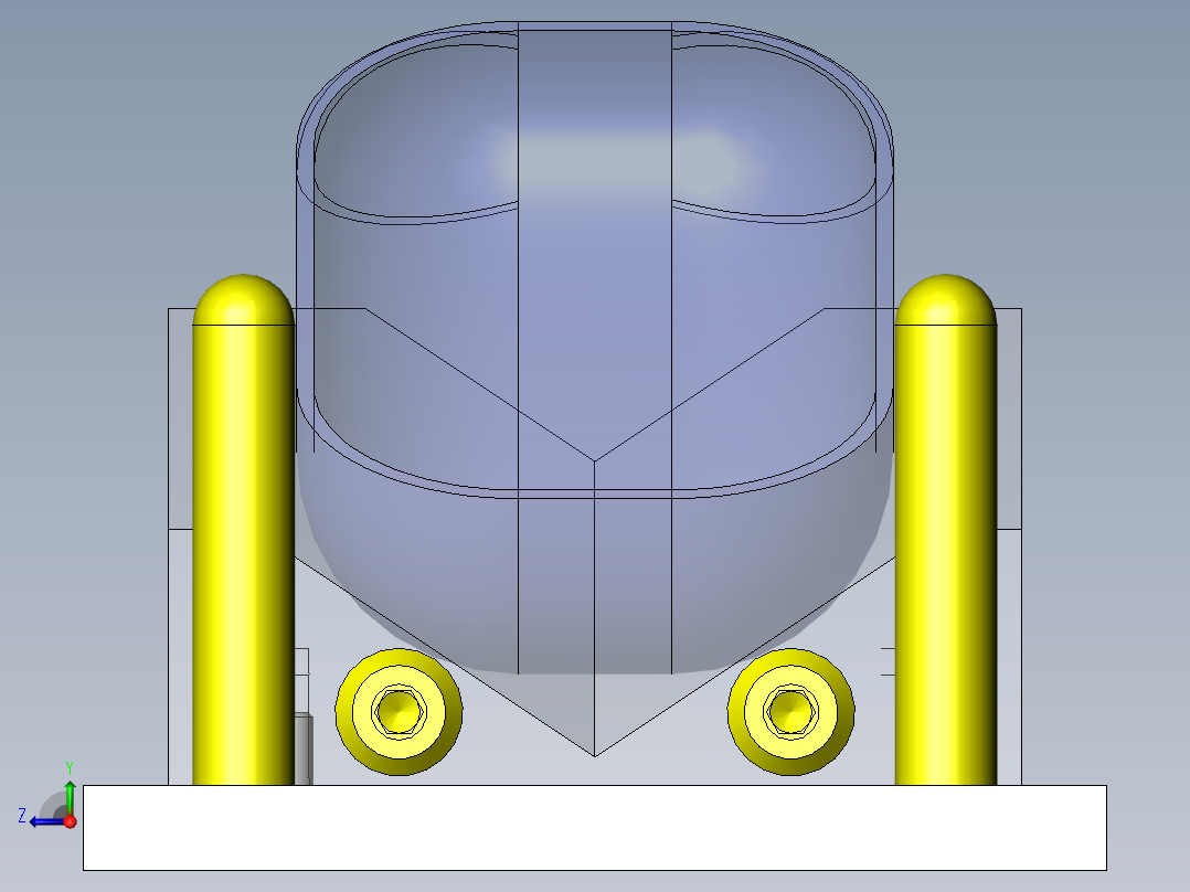 工件姿势可调夹具右视图