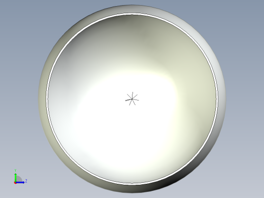 红酒酒杯模型左视缩略图