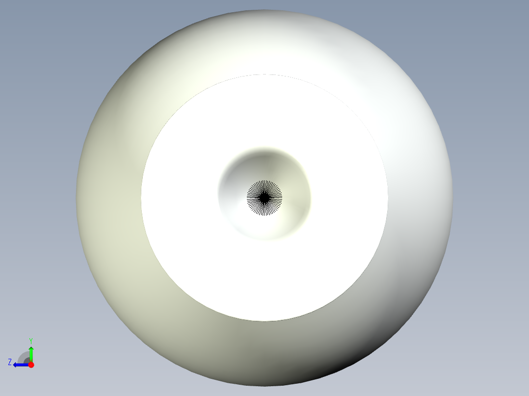 红酒酒杯模型右视图