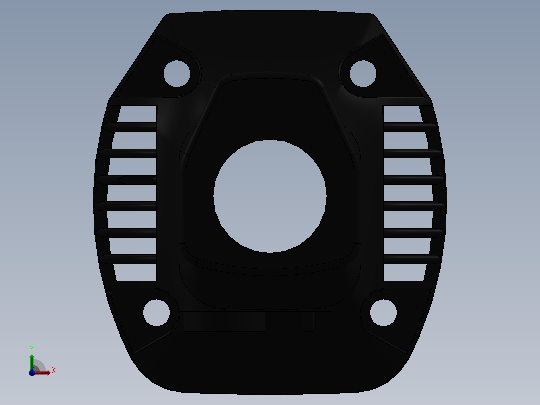 solidworks 手柄前视图