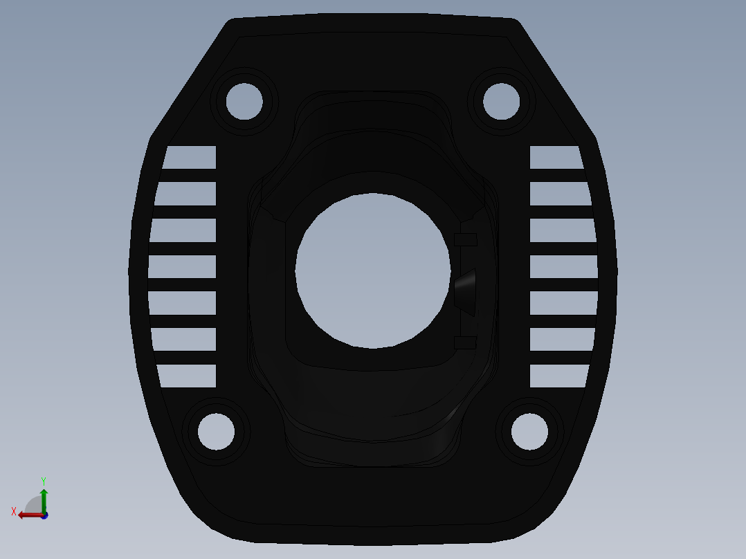 solidworks 手柄后视图