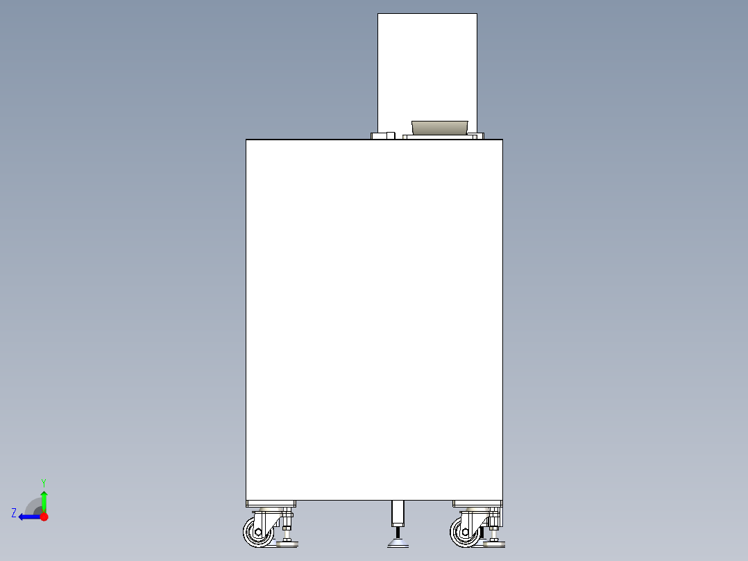 A10_自动打印喷码装袋热封机右视图