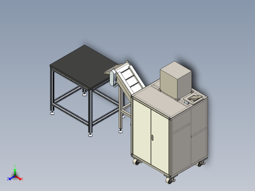 A10_自动打印喷码装袋热封机正等轴测缩略图