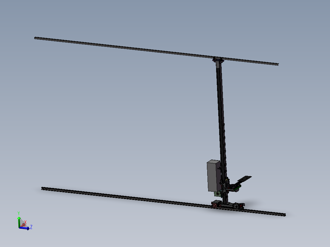 50kg双向单立柱堆垛机