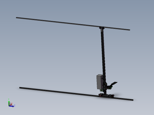 50kg双向单立柱堆垛机