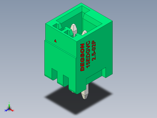 DEGSON 15EDG 系列 2.5mm 接线端子包-15EDGVC-2.5-02P-14-00AH