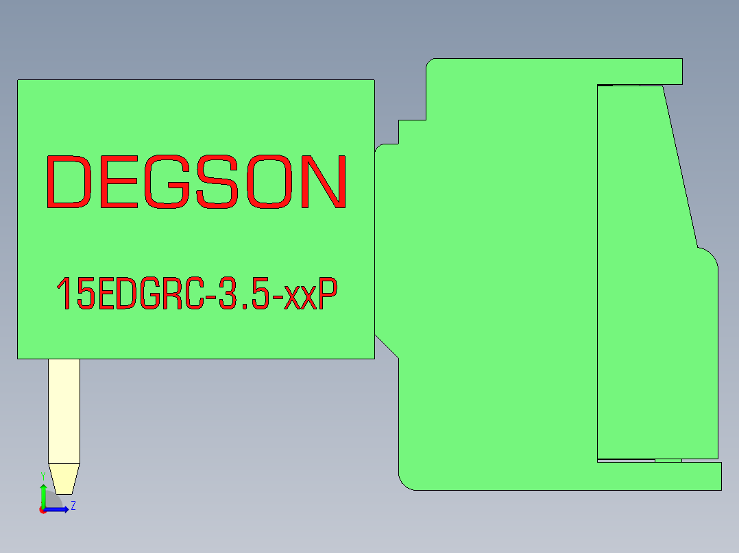 15EDG-3.5-2P(H-Vwt)左视图