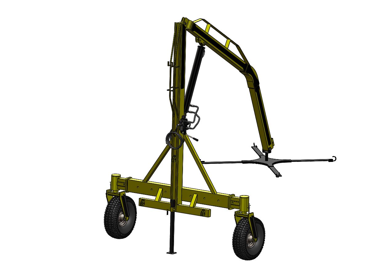 农用提升机起重机构