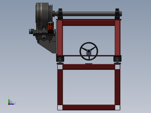 V型皮带磨床左视缩略图