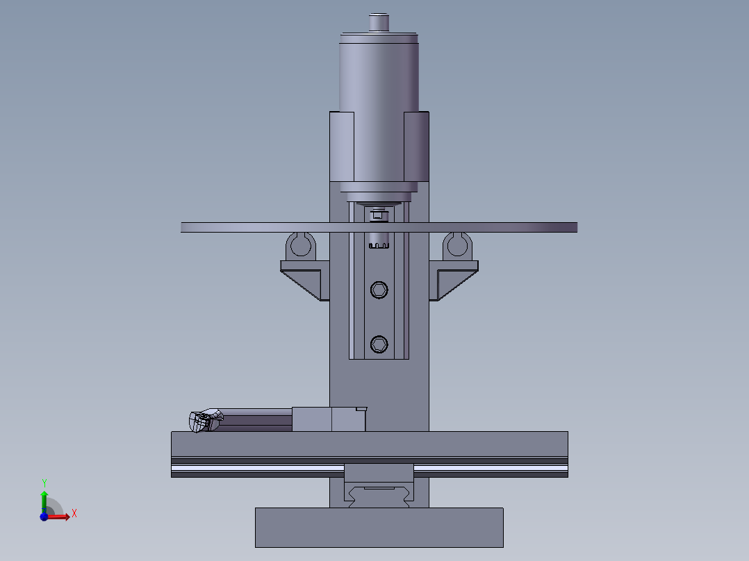 143数控机床前视图