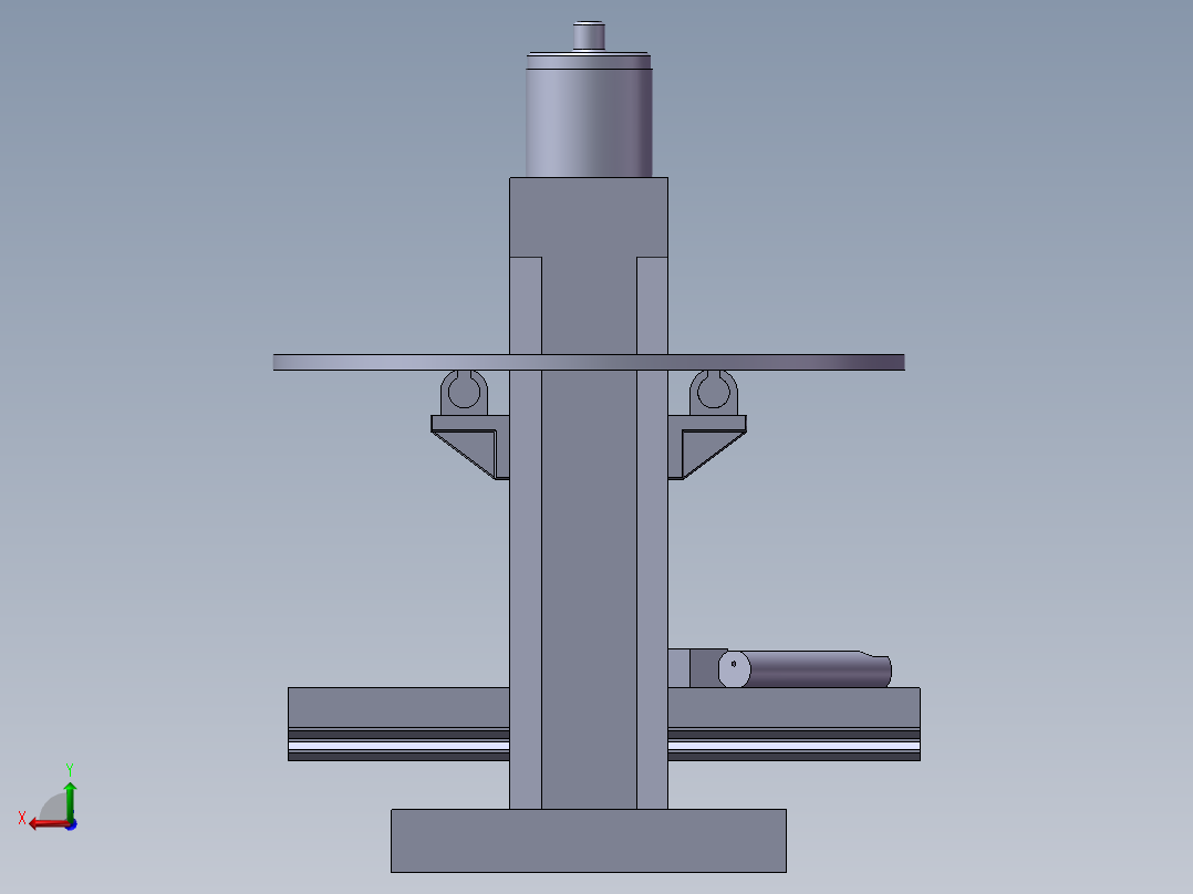 143数控机床后视图