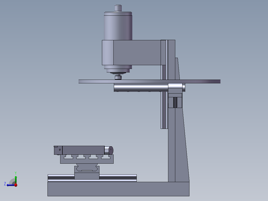 143数控机床右视图