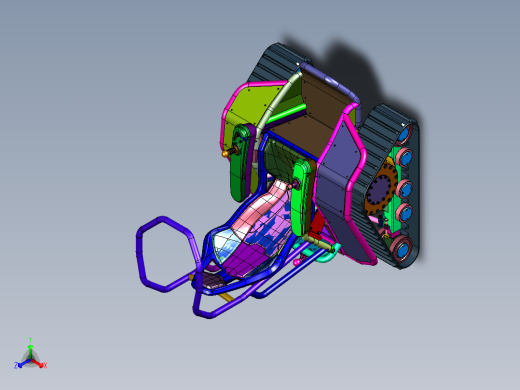 履带式全地形电动椅