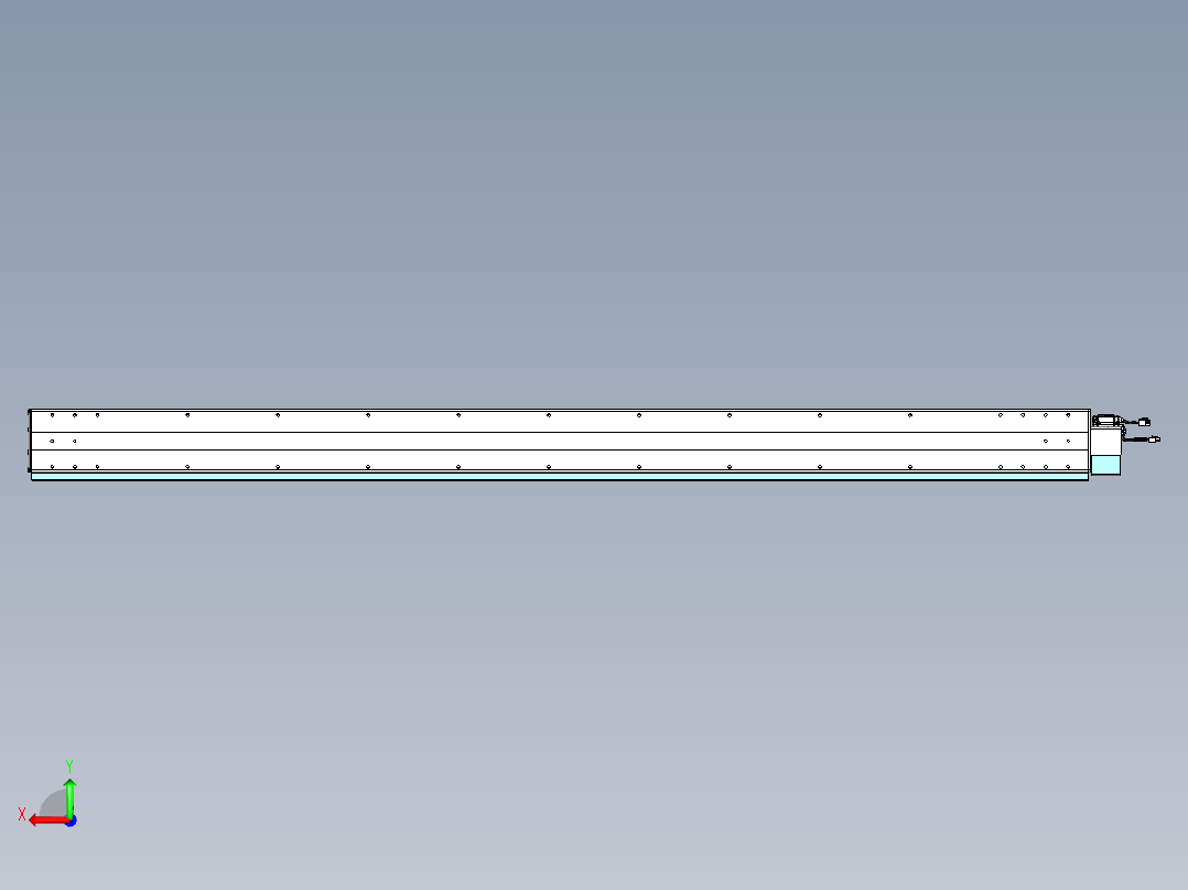 威洛博VBF同步带传动一般环境VBF14-L45-S2050-BLU-ZP40-C3后视图