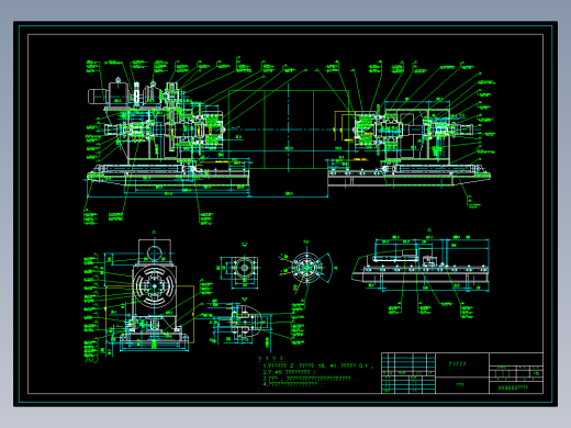 双头开卷机总装图86483==36ku