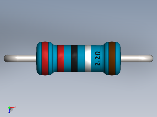 电容器 二极管 电阻器-Resistor 2.2 Ohm Blue