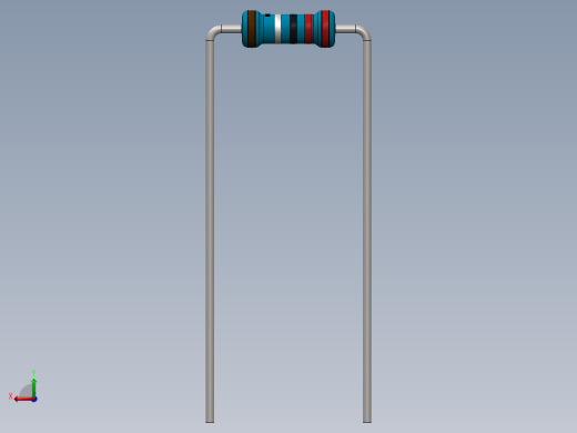 电容器 二极管 电阻器-Resistor 2.2 Ohm Blue后视缩略图